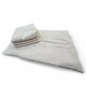 BEDDYS BEDDING Pillow Shams Standard Textured Neutral Pillow Cases Minimalist